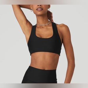 NWOT Alo Airlift Advantage Racerback Bra (Black)